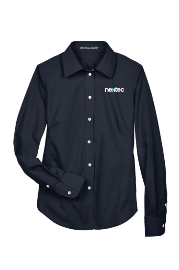 Picture of D & J Mens Crown Collection Solid Broadcloth Woven Shirt